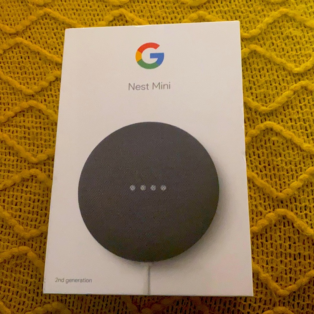 Brand new, unopened, Google Nest Mini 2nd generation